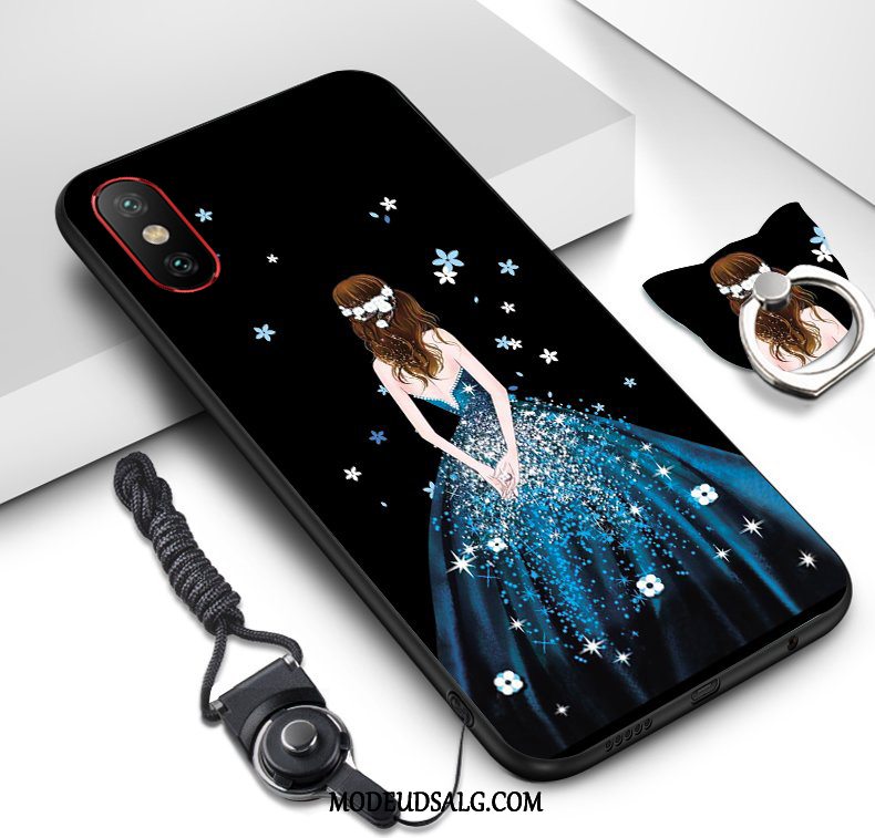 Xiaomi Mi 8 Pro Etui Membrane Hærdning Cover Lille Sektion Blød