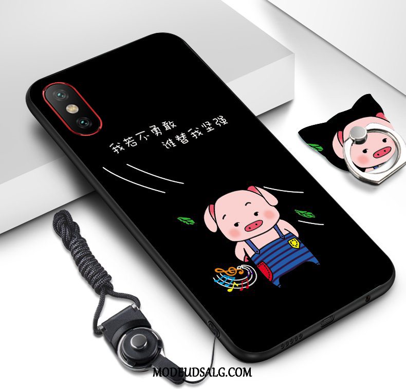 Xiaomi Mi 8 Pro Etui Membrane Hærdning Cover Lille Sektion Blød