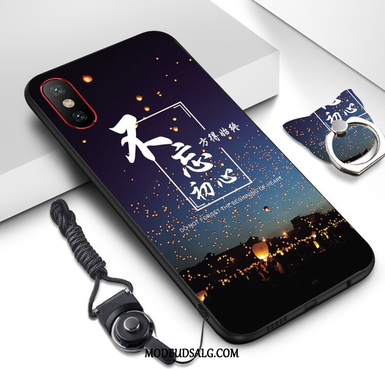 Xiaomi Mi 8 Pro Etui Membrane Hærdning Cover Lille Sektion Blød