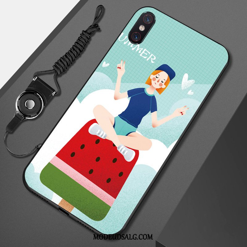 Xiaomi Mi 8 Pro Etui Mønster Smuk Grøn Cover Lille Sektion