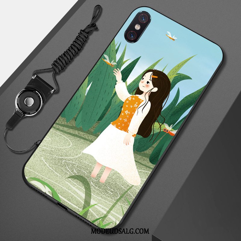 Xiaomi Mi 8 Pro Etui Mønster Smuk Grøn Cover Lille Sektion