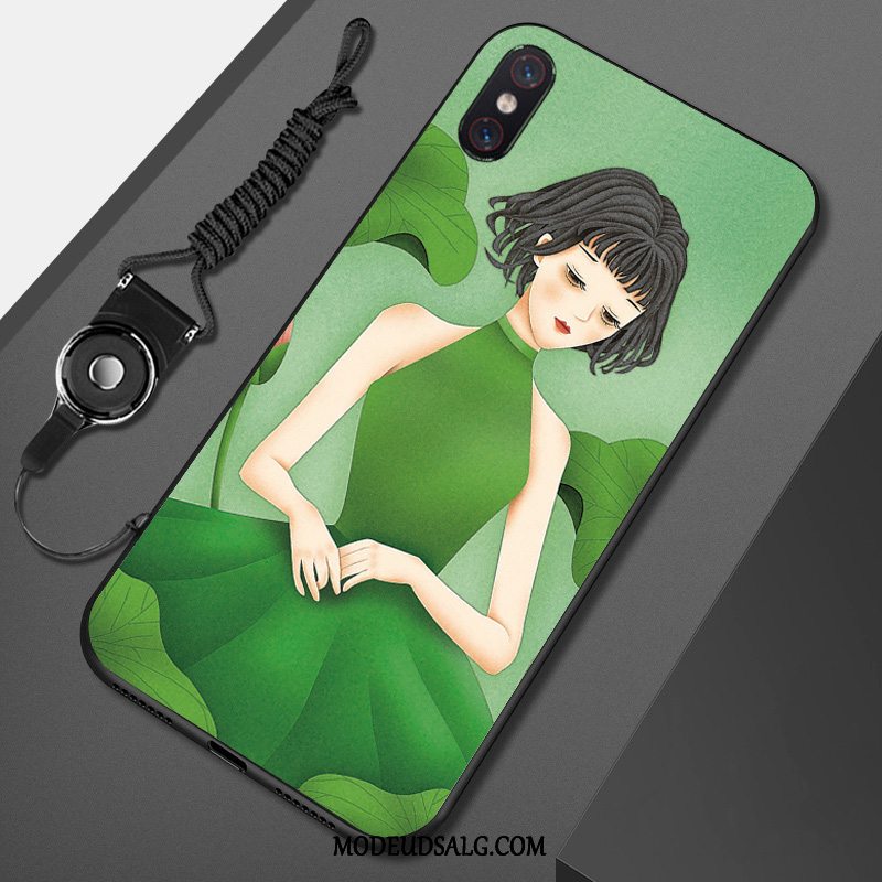 Xiaomi Mi 8 Pro Etui Mønster Smuk Grøn Cover Lille Sektion