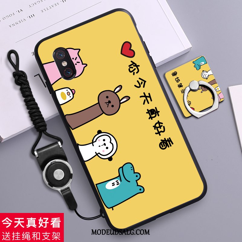 Xiaomi Mi 8 Pro Etui Silikone-etui Blød Cartoon Trend Gul