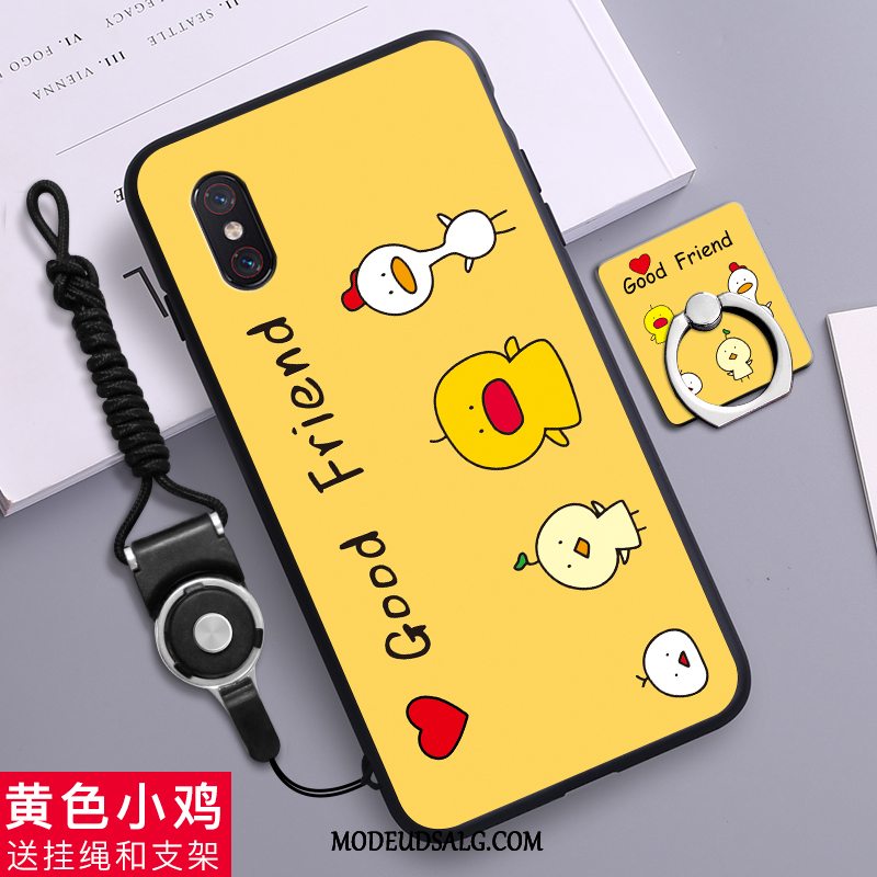 Xiaomi Mi 8 Pro Etui Silikone-etui Blød Cartoon Trend Gul