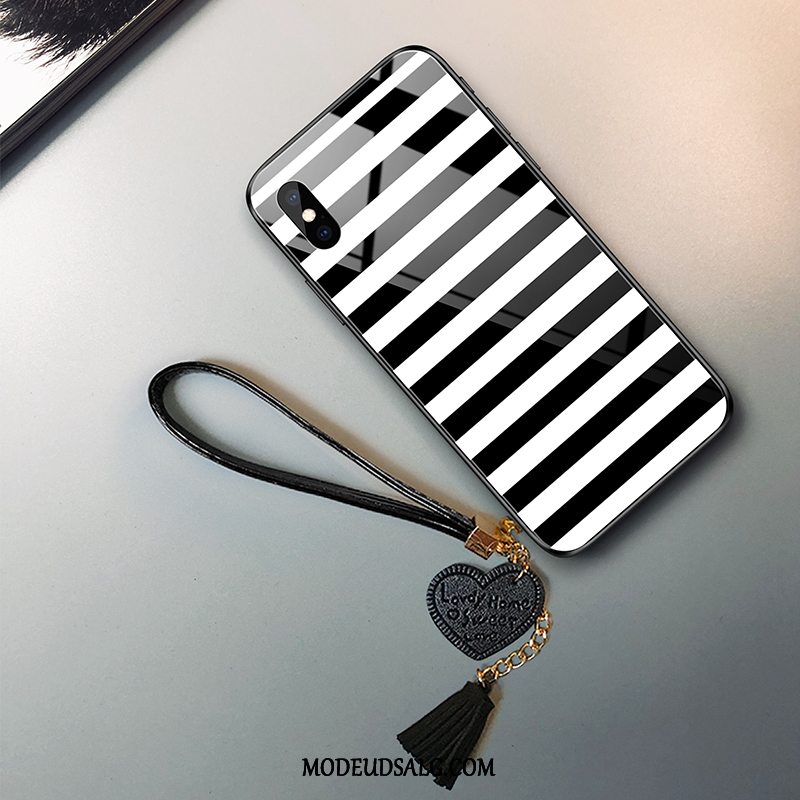 Xiaomi Mi 8 Pro Etui Sort Trend Mønster Elskeren Ternede