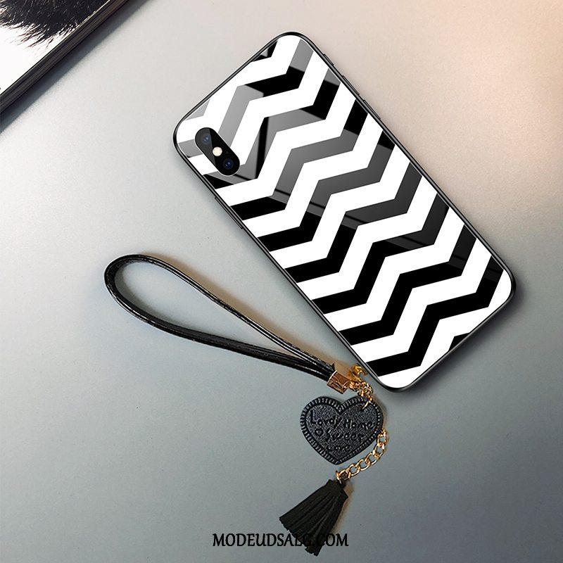 Xiaomi Mi 8 Pro Etui Sort Trend Mønster Elskeren Ternede