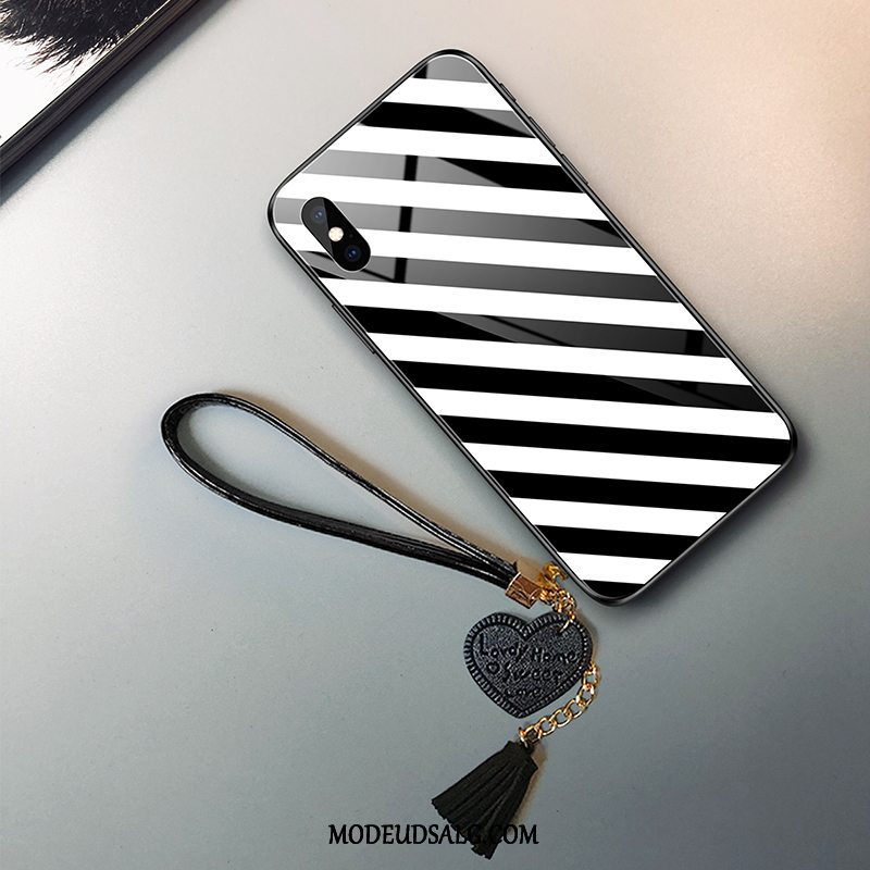 Xiaomi Mi 8 Pro Etui Sort Trend Mønster Elskeren Ternede