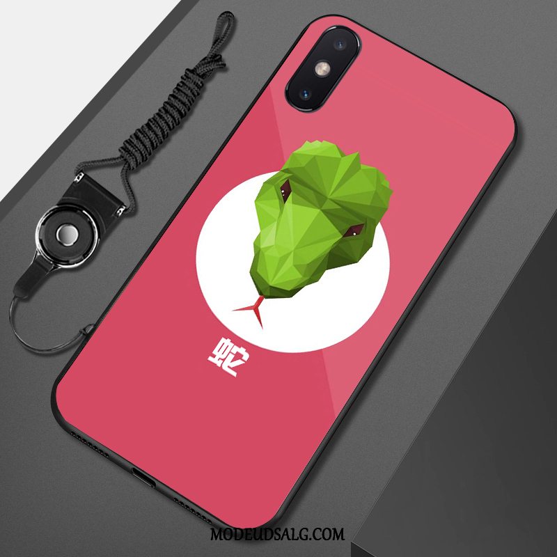 Xiaomi Mi 8 Pro Etui Trend Relief Grøn Anti-fald Blød