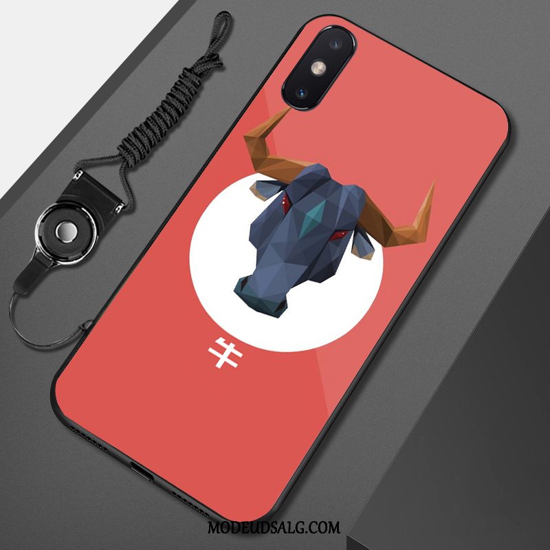 Xiaomi Mi 8 Pro Etui Trend Relief Grøn Anti-fald Blød