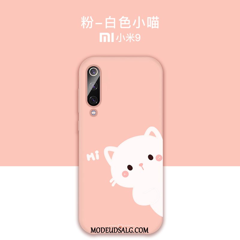 Xiaomi Mi 9 Etui Cartoon Ungdom Blød Cover Blå