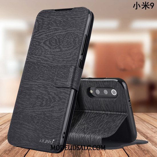 Xiaomi Mi 9 Etui Clamshell Trend Tilpas Sort Lille Sektion