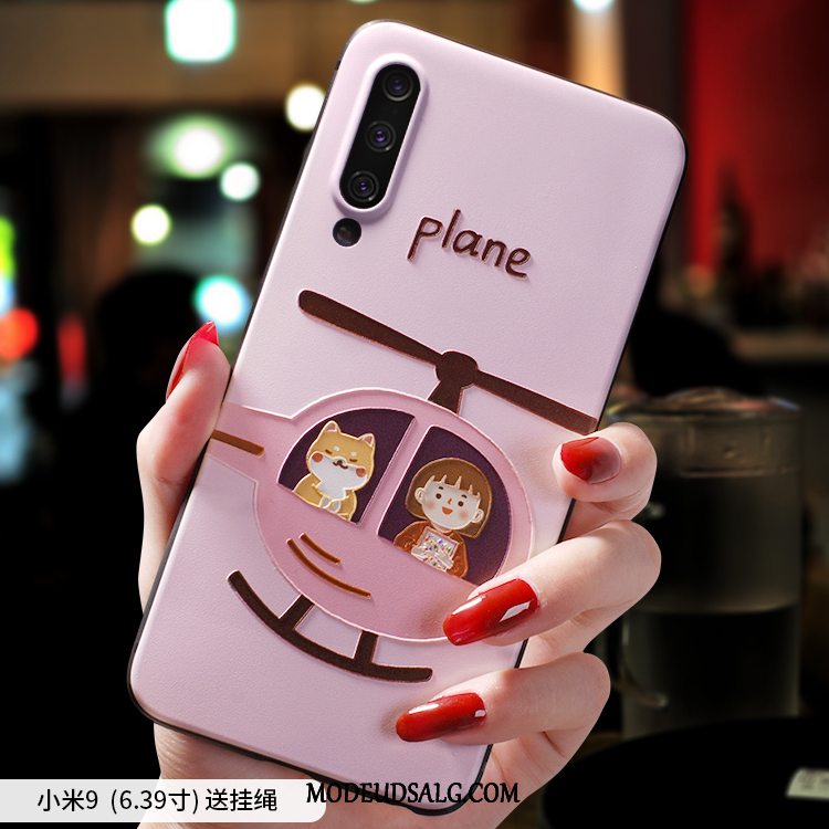 Xiaomi Mi 9 Etui / Cover Anti-fald Lille Sektion Kreativ Hvid Mønster