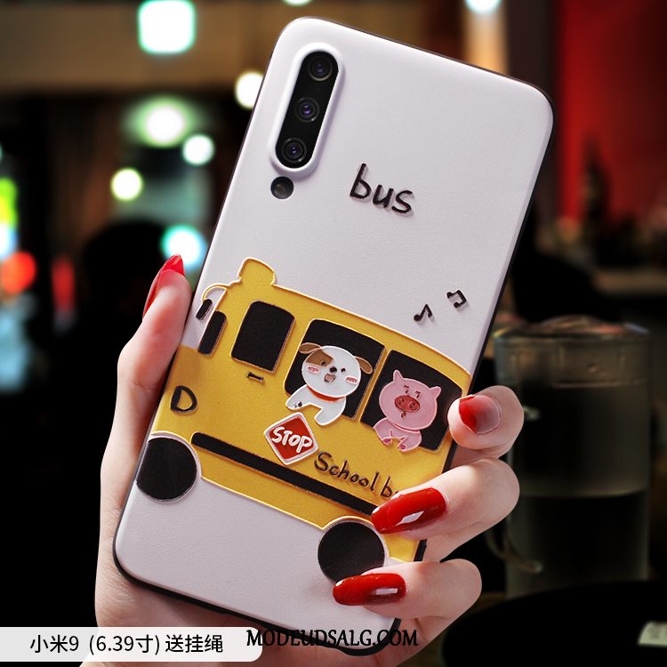 Xiaomi Mi 9 Etui / Cover Anti-fald Lille Sektion Kreativ Hvid Mønster