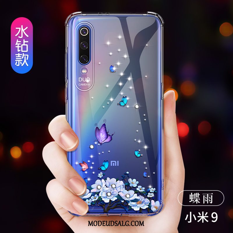 Xiaomi Mi 9 Etui / Cover Tynd Alt Inklusive Blød Gennemsigtig Net Red