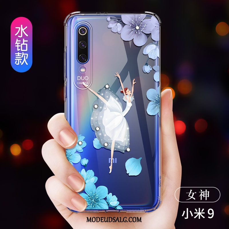 Xiaomi Mi 9 Etui / Cover Tynd Alt Inklusive Blød Gennemsigtig Net Red