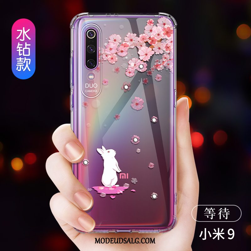 Xiaomi Mi 9 Etui / Cover Tynd Alt Inklusive Blød Gennemsigtig Net Red