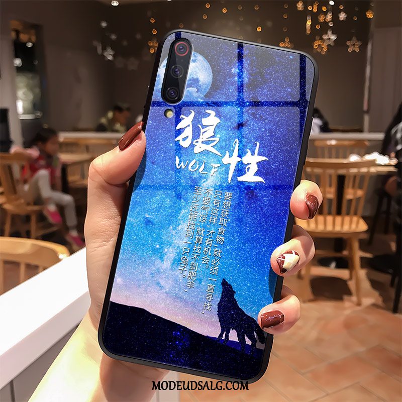 Xiaomi Mi 9 Etui Elskeren Blå Spejl Glas Af Personlighed