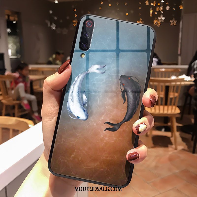 Xiaomi Mi 9 Etui Elskeren Blå Spejl Glas Af Personlighed