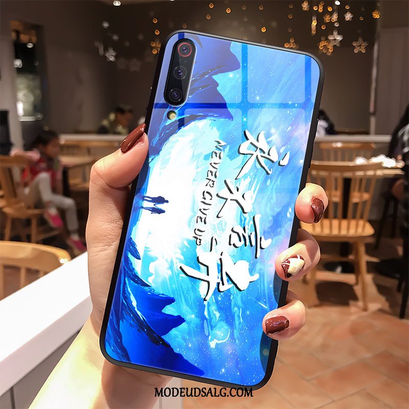 Xiaomi Mi 9 Etui Elskeren Blå Spejl Glas Af Personlighed