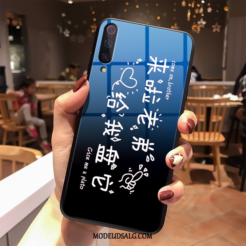 Xiaomi Mi 9 Etui Elskeren Blå Spejl Glas Af Personlighed