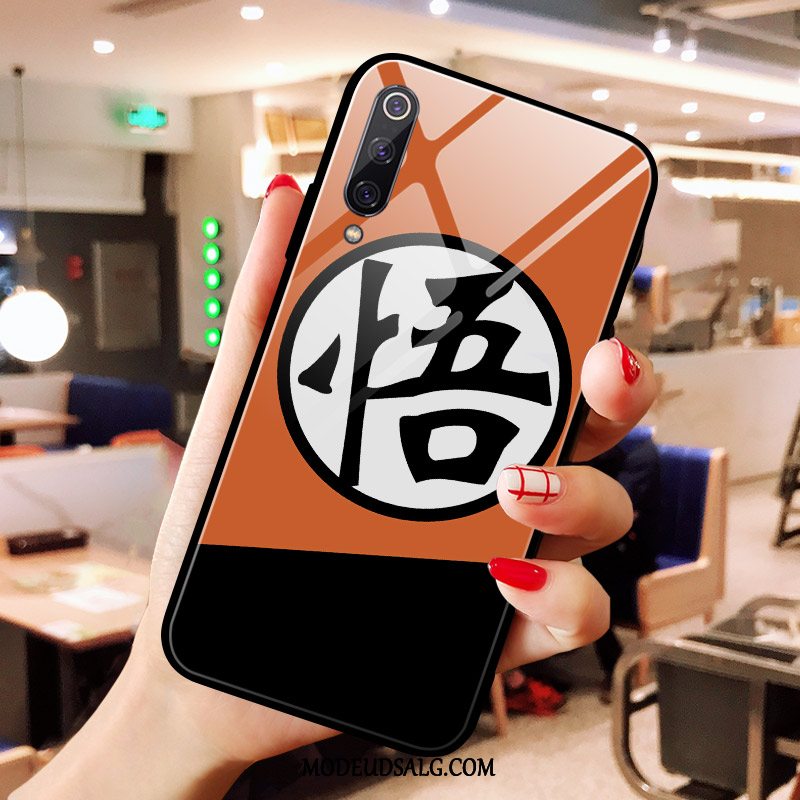 Xiaomi Mi 9 Etui Glas Rød Lille Sektion Dragon Sort