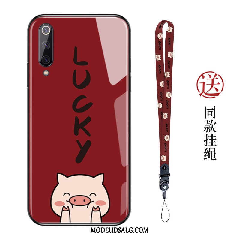 Xiaomi Mi 9 Etui Glas Spejl Smuk Rød Cover