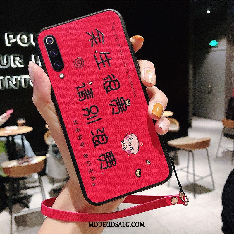 Xiaomi Mi 9 Etui Ny Anti-fald Hængende Ornamenter Trendy Rød