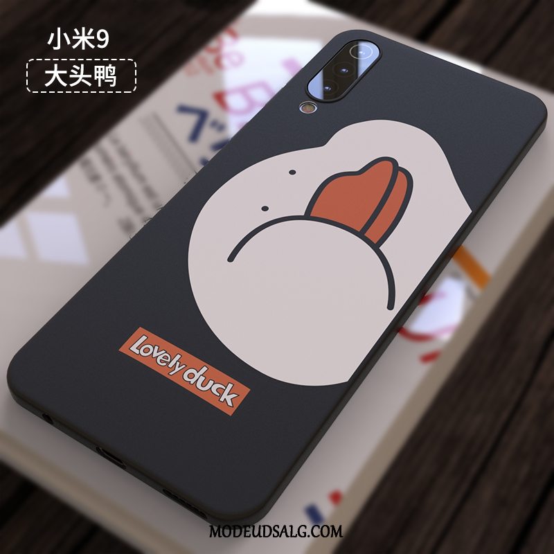 Xiaomi Mi 9 Etui Sort Smuk Kreativ Beskyttelse Nubuck