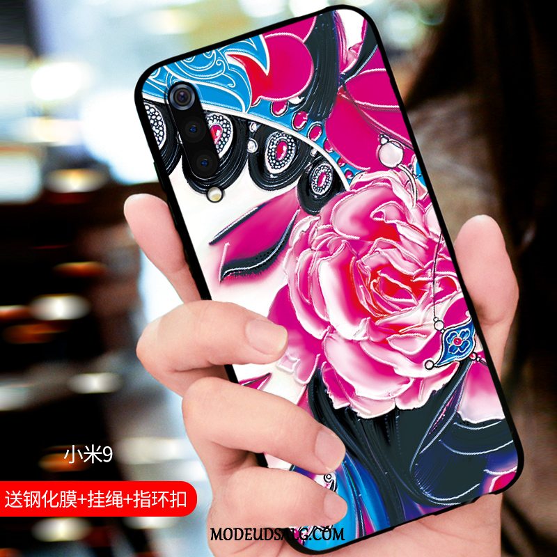 Xiaomi Mi 9 Etui Tilpas Net Red Blød Af Personlighed Relief