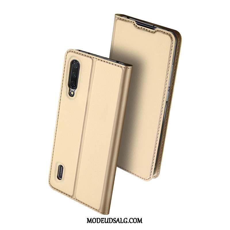 Xiaomi Mi 9 Lite Etui Anti-fald Blød Business Cover Sort