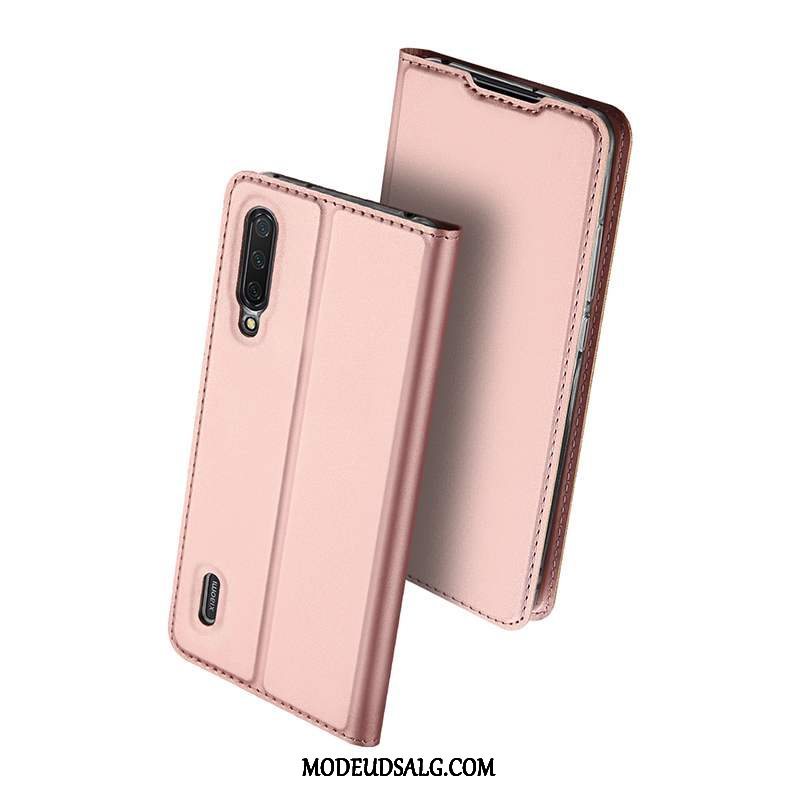 Xiaomi Mi 9 Lite Etui Anti-fald Blød Business Cover Sort