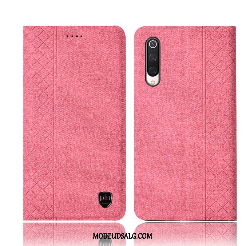 Xiaomi Mi 9 Lite Etui / Cover Bomuld Og Linned Alt Inklusive Folio Lædertaske