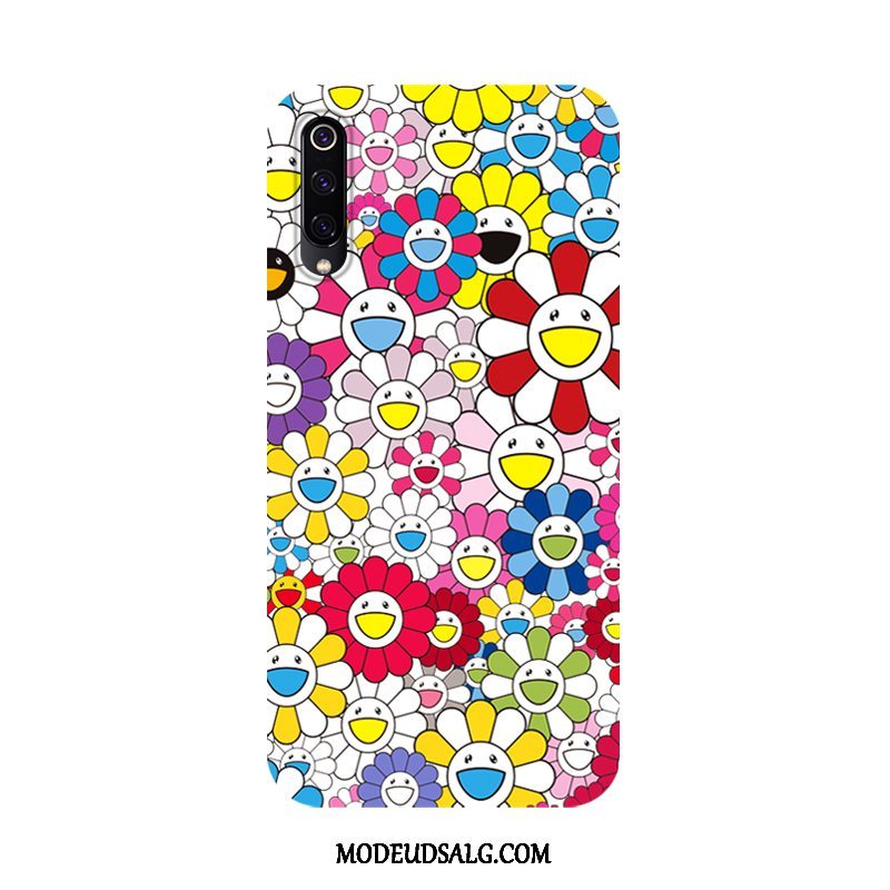 Xiaomi Mi 9 Lite Etui / Cover Hærdning Smuk Sol Blomster Net Red