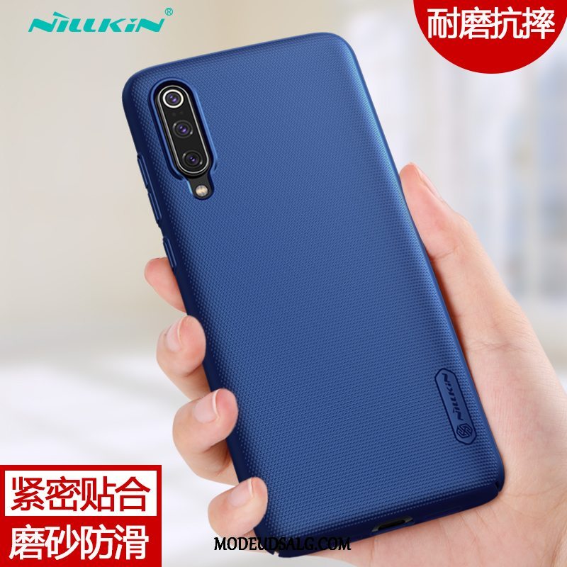 Xiaomi Mi 9 Lite Etui Guld Mønster Skridsikre Cover Gennemsigtig