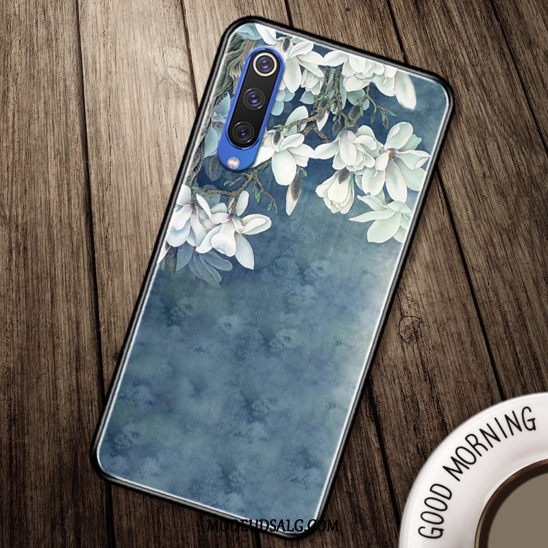 Xiaomi Mi 9 Se Etui / Cover Blå Kinesisk Stil Support Blød