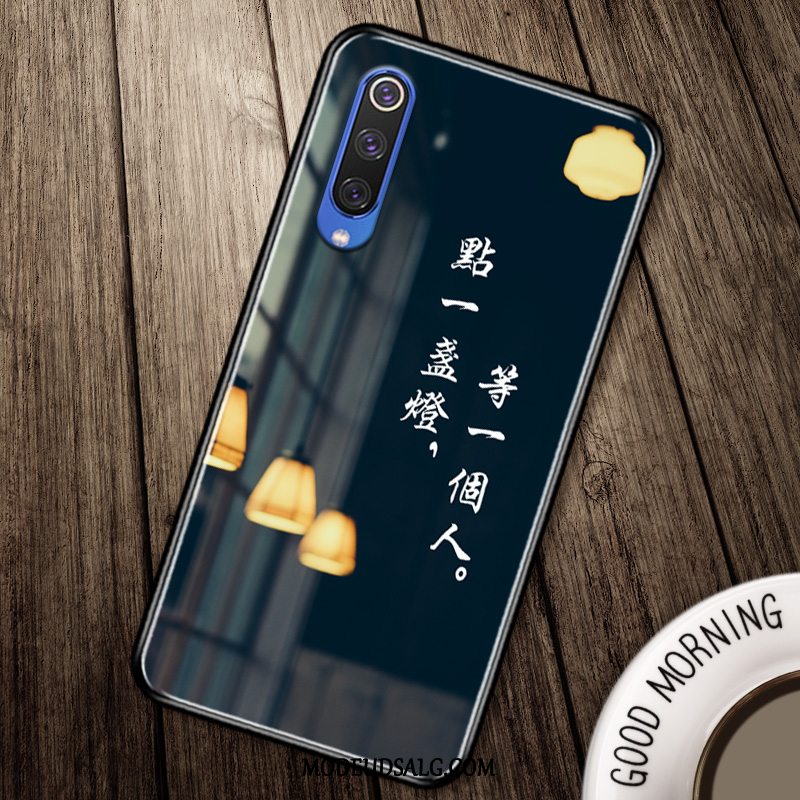 Xiaomi Mi 9 Se Etui / Cover Blå Kinesisk Stil Support Blød