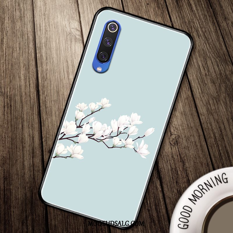 Xiaomi Mi 9 Se Etui / Cover Blå Kinesisk Stil Support Blød