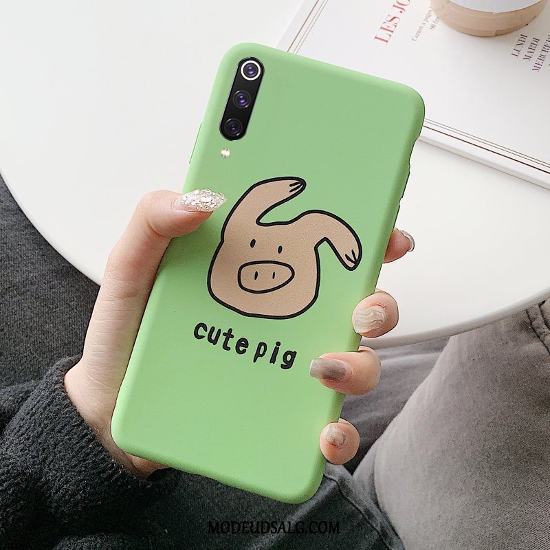 Xiaomi Mi 9 Se Etui Cover Cartoon Blød Tynd Grøn