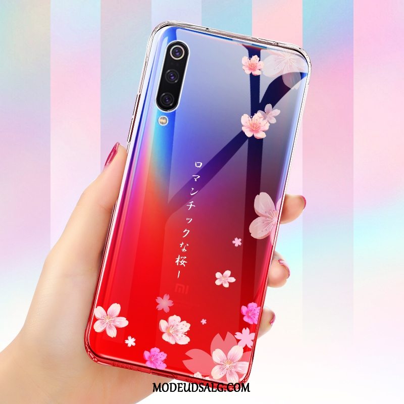 Xiaomi Mi 9 Se Etui Cover Lille Sektion Gradient Farve Blå Blød