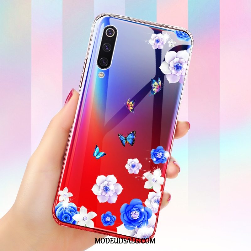 Xiaomi Mi 9 Se Etui Cover Lille Sektion Gradient Farve Blå Blød