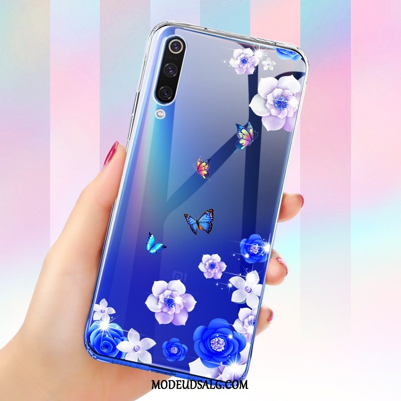 Xiaomi Mi 9 Se Etui Cover Lille Sektion Gradient Farve Blå Blød