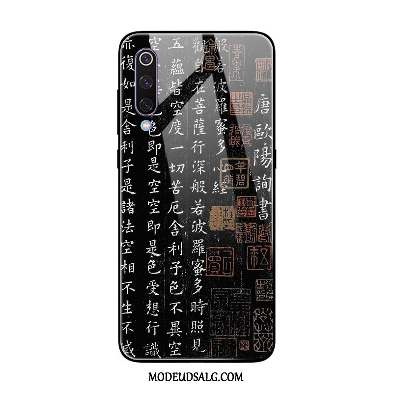 Xiaomi Mi 9 Se Etui / Cover Lille Sektion Spejl Kinesisk Stil Hærdet Glas