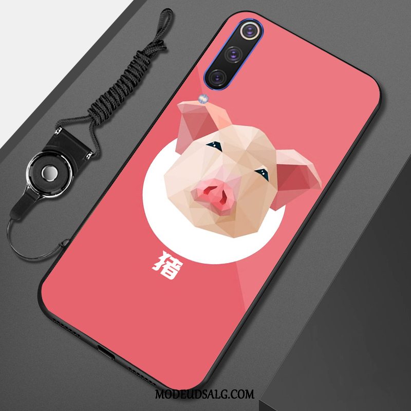 Xiaomi Mi 9 Se Etui Lille Sektion Relief Grøn Anti-fald Malet