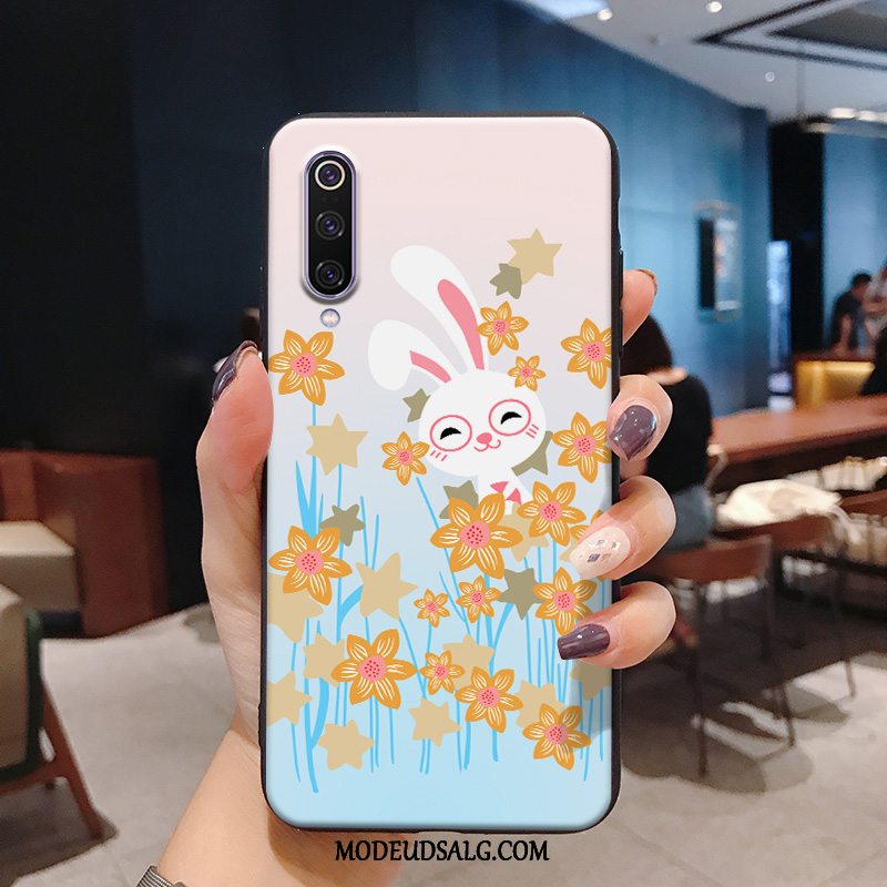 Xiaomi Mi 9 Se Etui Silikone Hvid Blomster Kinesisk Stil Super