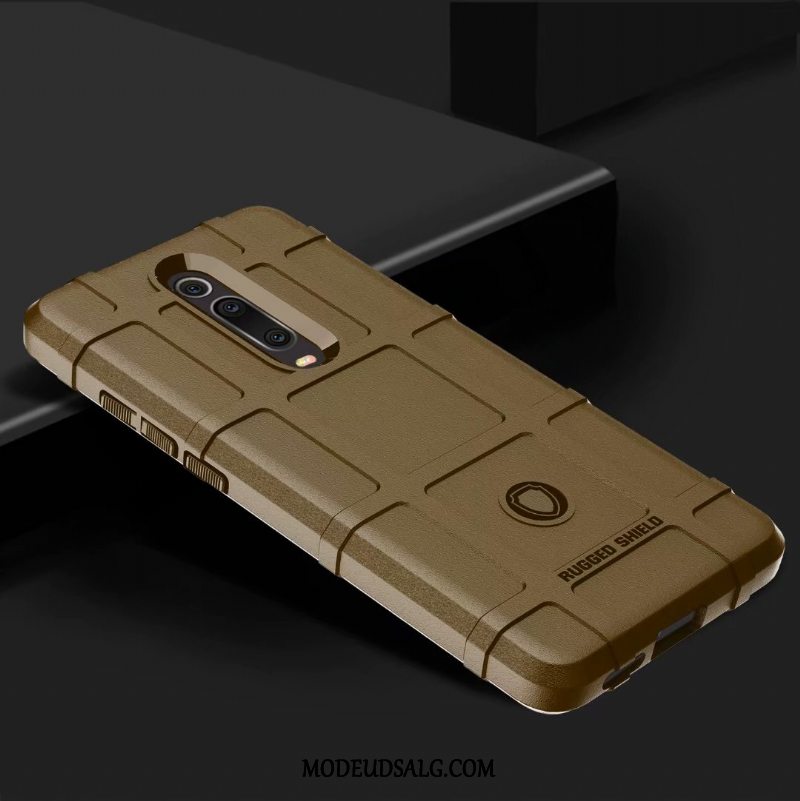 Xiaomi Mi 9t Etui Blød Nubuck Ren Simple Grå