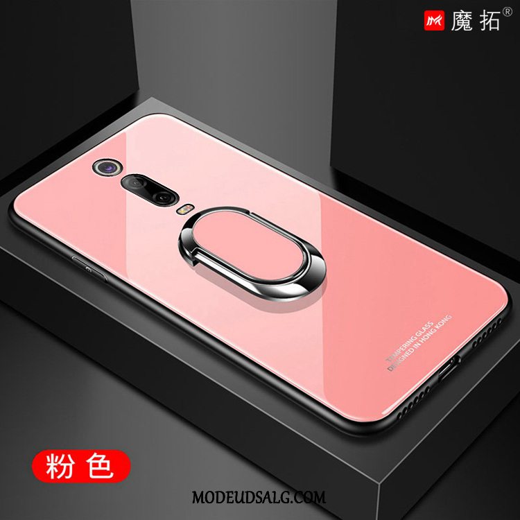 Xiaomi Mi 9t Etui Magnetisk Hvid Kreativ Lille Sektion Glas