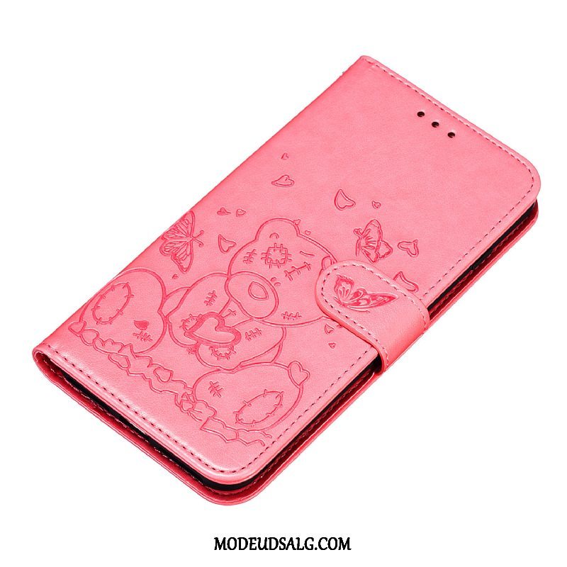 Xiaomi Mi 9t Pro Etui / Cover Clamshell Lædertaske Lille Sektion Lilla Cartoon