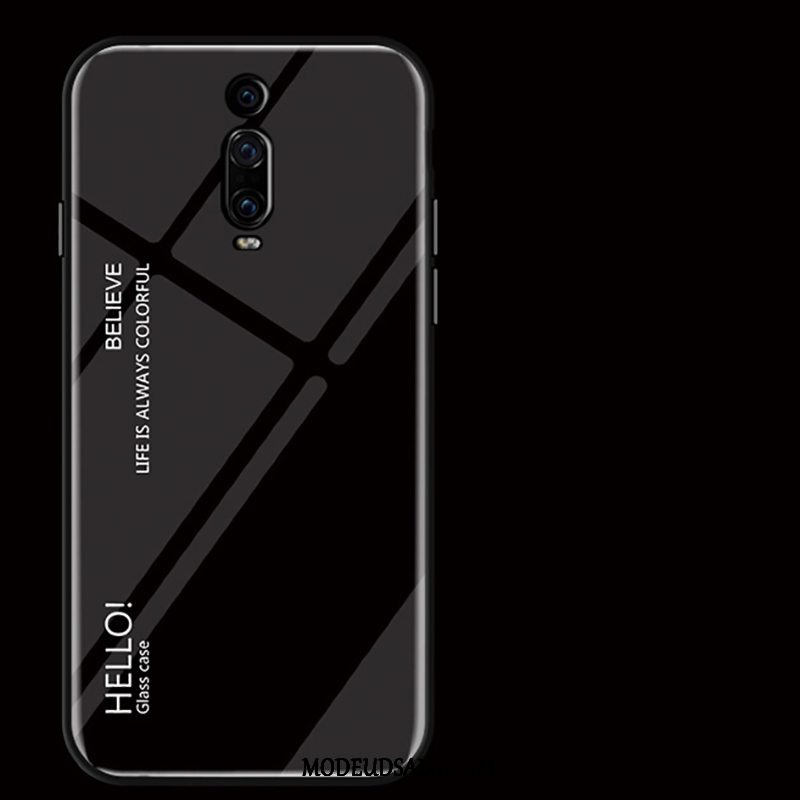 Xiaomi Mi 9t Pro Etui / Cover Lille Sektion Rød Glas Gradient Beskyttelse