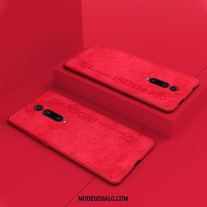 Xiaomi Mi 9t Pro Etui / Cover Silikone Tynd Rød Klud Gul