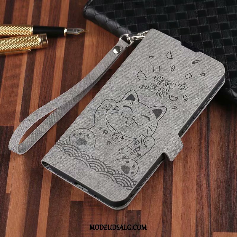 Xiaomi Mi 9t Pro Etui Vintage Beskyttelse Alt Inklusive Anti-fald Sort